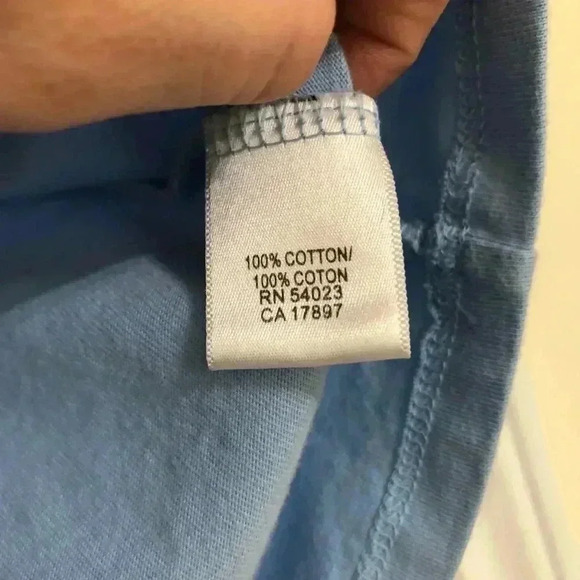 Banana Republic Blue T-Shirt Front Pocket Medium - Picture 9 of 16